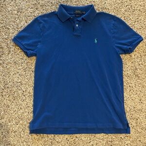 Mens Polo Shortsleeve Dress Shirt Size Medium